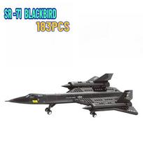 Karinis SR-71 Blackbird Šnipų Lėktuvas F-15 Sunkusis Stealth Naikintuvas Kareivis Statybiniai Blokiniai Lėktuvo Modelis Plyta Vaikams Berniukų Žaislas
