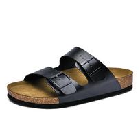 Vasaros vyriškos moteriškos klumpės kamštinės šlepetės basutės mikropluošto oda kasdienės slip-on basutės paplūdimio batai didelis dydis 48 49 34