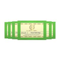 Khadi Natural Neem Tulsi Soap Pack of 7 | Herbal Bathing Soap 125gm Each | Gentle Natural Soap for All Skin Types