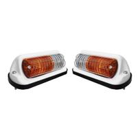 APSMOTIV Kombinuotos lempos surinkimo komplektas, tinkamas Massey Ferguson traktoriams 135 148 165 168 175 178 12V balta