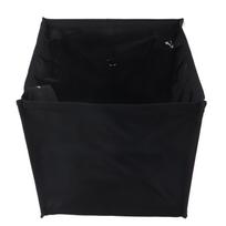 Nylon Black Portable Folding Rock Tree Climbing Rope Basket Throwing Cord Storage Frame Bag black