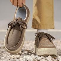 Men's shoes hot-selling platform casual sports shoes 39 chaki