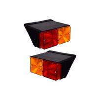APSMOTIV Ford New Holland Traktoriaus Galinis Žibintas su 12v Tinka Case Fiat New Holland Traktoriams 231 2310 233 234 2600 2610 2810 2910 333 334 335 3600 3610 gintaras/raudona
