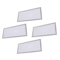 4 vnt. magnetiniai grindų ventiliacijos dangteliai 5,5x12 colių magnetinis PVC ventiliacijos tinklelis sienoms, luboms, grindims, sulaikantis šiukšles, plaukus