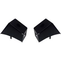 APSMOTIV 2X Black Mudguard Side Light Bracket Fender Intermediate Piece Suitable for Massey Ferguson Case IHC Nuffield Tractors juoda