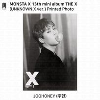 MONSTA X 13-asis mini albumas THE X fotoknygos versija Nežinoma versija Oficiali nuotraukos kortelė Minhyuk Photo (Unknown X)