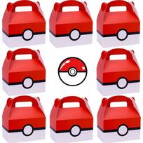 Pokemono vakarėlio dovanėlės Gimtadienio šventės dekoracijos Pikachu popierinės dovanų maišeliai su rankenomis saldainių dėžutė Kūdikio krikštynų reikmenys dovanos vaikams 8 pieces