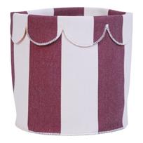 CHILDHOME  DAIKTŲ IR ŽAISLŲ LAIKYMO KREPŠYS  BISCUIT DREAMS 20X25 CM, BURGUNDY
