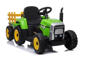 XMX611 elektrinis važiuojamasis traktorius, žalias