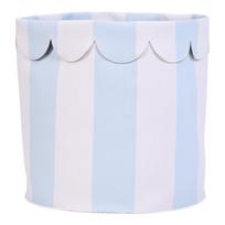 CHILDHOME  DAIKTŲ IR ŽAISLŲ LAIKYMO KREPŠYS  BISCUIT DREAMS 35X35 CM, LIGHT BLUE