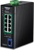 TRENDnet TI-BG5091B DIN-Rail Switch 2,5G 9-Port Industrial PoE++ mit 10G Ports (TI-BG5091B)
