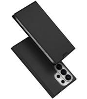 Juodas atverčiamas dėklas Samsung Galaxy S26 Ultra telefonui "Dux Ducis Skin Pro"