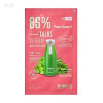 „MISSHA Talks Vegan Squeeze Sheet Mask Power Cleanse“ giliai valanti lakštinė veido kaukė, 27 g