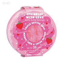 Kūno kempinė spurgytė prisotinta kūno sviestu „Papuoštas su meile“, 165 g