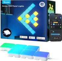 Govee - Smart Mini Panel Lights – 6 RGBIC LED Light Panels for Smart Home & Wall Lighting