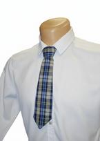Languotas kaklaraištis „Blue–Yellow Check Tie“