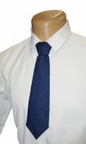 Tamsiai mėlynas džinsinis kaklaraištis – „Dark Blue Denim Tie“