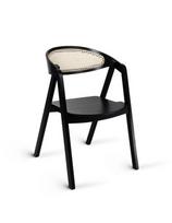 ALDO CANE BLACK WOODEN ąžuolinė kėdė