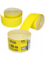 Drel Šlifavimo popierius P120, 50 m ritinys, DREL
