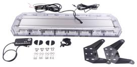 JAG96-0090 Blyksčių lemputė 132 LED, 12-24V, oranžinė, su valdikliu JAG