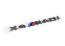 BMW F26 X4 M GALINĖS BAGAŽINĖS EMBLEMA X4 M40I UŽRAŠAS DEKALAS ŽENKLIUKAS LOGOTIPAS 51148065078 ORIGINALUS