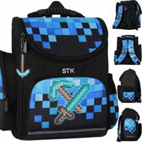 Starpak mokyklinė kuprinė „Pixel Blue“