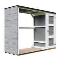 LP Smartside malkinė su dažų rinkiniu 1,09m² + 0,53m² - 75 x 217 x H159 cm - M981-1 - Cavern Steel