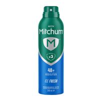 MITCHUM MEN ICE FRESH 48H purškiamasis antiperspirantas dezodorantas, 200 ml