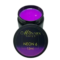 NEON GEL 6 - gelis nagų priauginimui