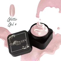 Glitter Gel 4 - gelis nagų priauginimui - 30ml