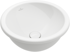 Įmontuojamas praustuvas Villeroy & Boch Loop & Friends, 4A590001, 390 x 390 x 190 mm, White Alpin