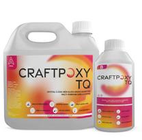 CRAFTPOXY TQ 10kg Rinkinys, Skaidri Epoksidinė Derva ir Kietiklis
