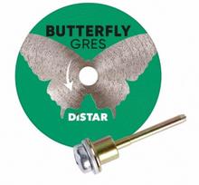 Distar Butterfly 45 mm deimantinis diskas su koteliu graveriui plytelėms pjauti