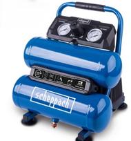 Scheppach HC-10 Twin Betepalinis tylaus veikimo kompresorius 8bar 750W
