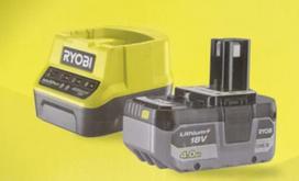 Ryobi RC18120-140 Akumuliatoriaus ir įkroviklio rinkinys
