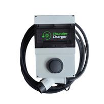 Krovimo stotelė 3 Fazės, 22 kW su Type 2 rozete ir atskiru Type 2 laidu 5m ilgio