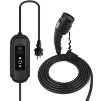 Įkrovimo laidas 220V - type 2 ( 16A, 1 fazė 3,6 kW) su laiko funkcija