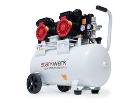 Starkwerk SW 457/10 PRO Silent Betepalinis oro kompresorius 230V, 2,2kW, 50l, tylaus veikimo
