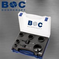 Gręžimo karūnėlių HSS Bi-Metal rinkinys BOHRCRAFT su adapteriais LS 6 Elektro, 8 vnt.