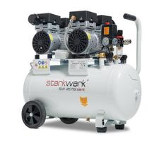 Starkwerk SW 457/8 Silent Betepalinis oro kompresorius 230V, 1,5kW, 50l, tylaus veikimo
