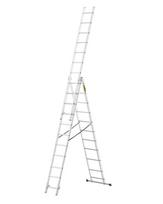 Trijų dalių daugiafunkcinės kopėčios DRABEST „PRO“ 3x11