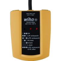 Lizdų testeris 230 V AC WIHA,  Elektrikams