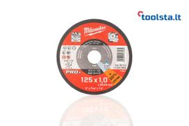 Milwaukee SCS41 Ploni metalo pjovimo diskas 125mm x1mm PRO+ 5vnt.