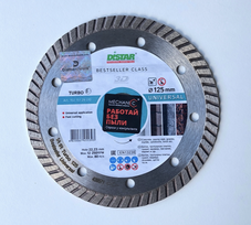Distar 3D 125mm Universal BESTSELLER TURBO Deimantinis diskas