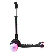 LUMI RIDE Vaikiškas paspirtukas Balansinis paspirtukas LED 7 spalvos 20 programų vaivorykštė 50 kg juoda Sun Baby