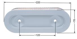 B&S Air Filter Oval 7-11 Hp Horizontal Downdraft 8R02-16