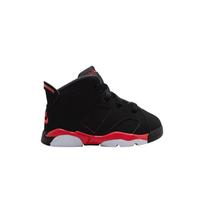Air Jordan 6 Retro TD Reverse Infrared Pardavėjo Kūdikio Sportbačiai Juodi Šviesiai Raudoni IQ1280-001 26