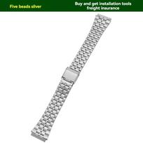 Skirta Casio CASIO A168W serijai modifikuotas nerūdijančio plieno metalinis mažas auksinis grynuolis sidabrinis blokas laikrodžio korpuso dirželio aksesuarai For-A168