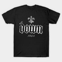 Men Black Print T-shirt Down Sludge Nola Doom Metal Legacy No-Cut Transfer Paper Print Cotton Tshirt L juoda