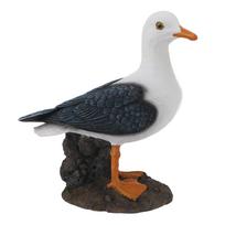 Dervos žuvėdros statulėlė Jūrinio paukščio figūrėlė Viduržemio jūros stiliaus ornamentas namų kraštovaizdžiui Biurui Standing Type